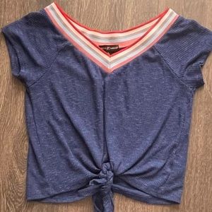 〔almost famous blue kids shirt〕